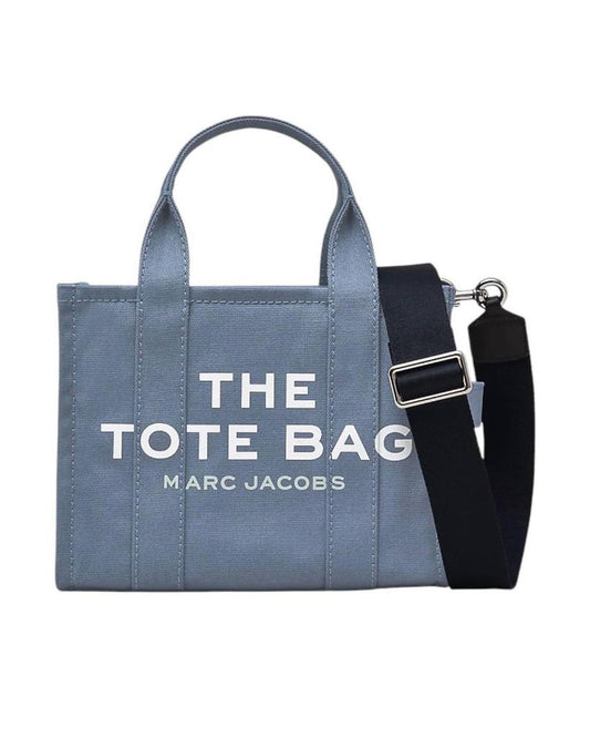 Women's Medium Canvas Tote Bag In Blue Shadow