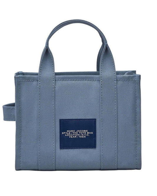 Women's Medium Canvas Tote Bag In Blue Shadow
