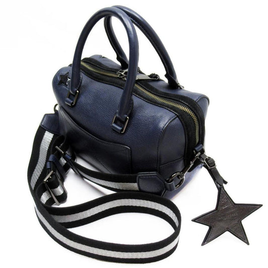 Leather Handbag Shoulder Bag (Pre-Owned)