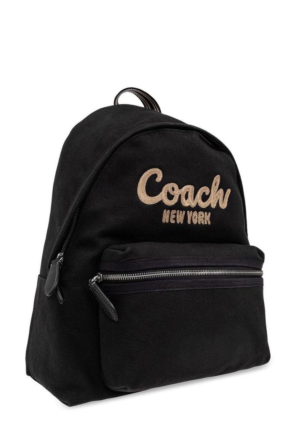 Coach Logo Detailed Cargo Backpack