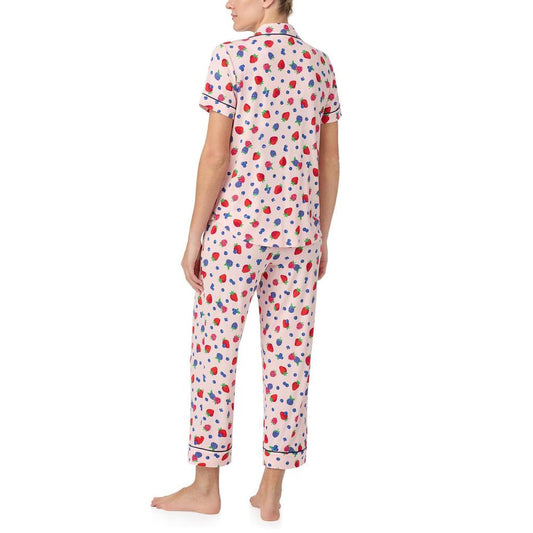 Short Sleeve Cropped PJ Set