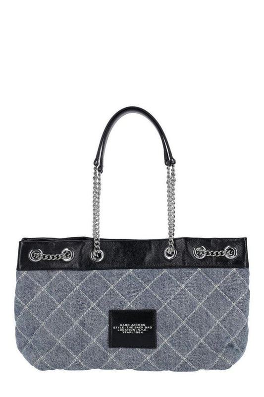 Marc Jacobs The Quilted Denim Chain Sack Bag