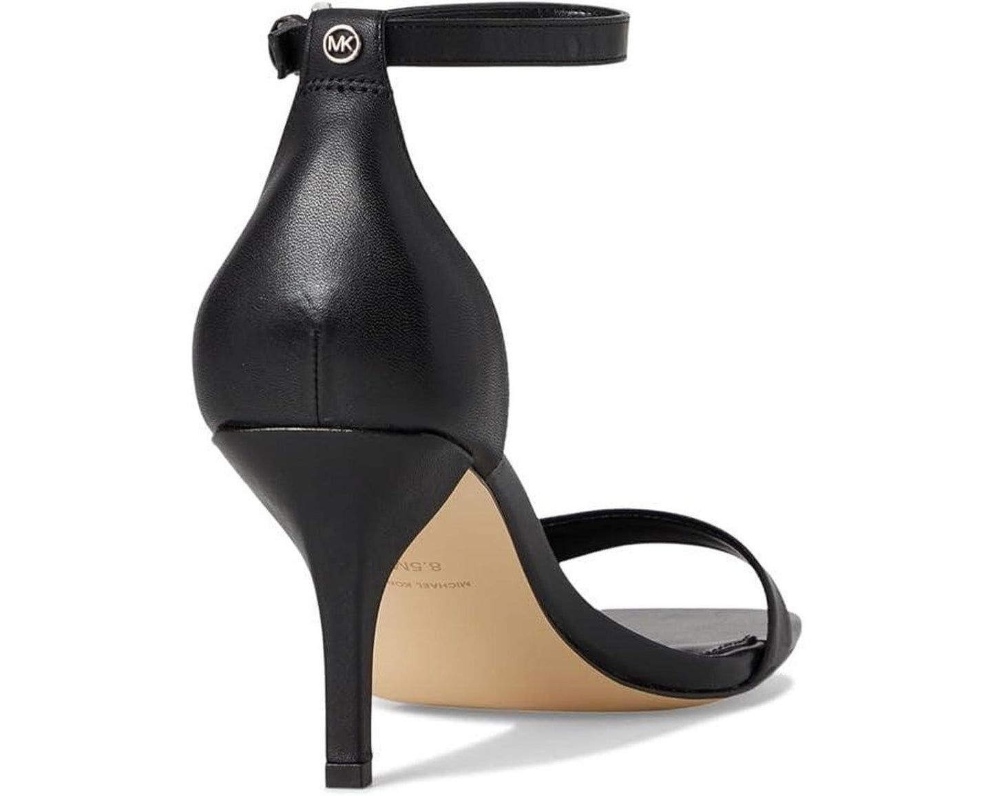 Jaida 40S5JDMS1L Sandals Women's Black Leather Ankle Strap VER412