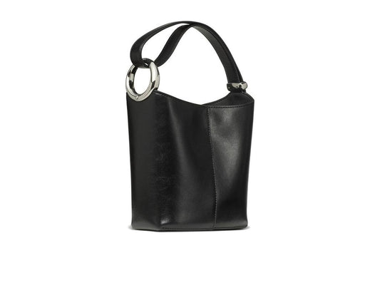 Halo Fine Grain Leather Mini Bucket