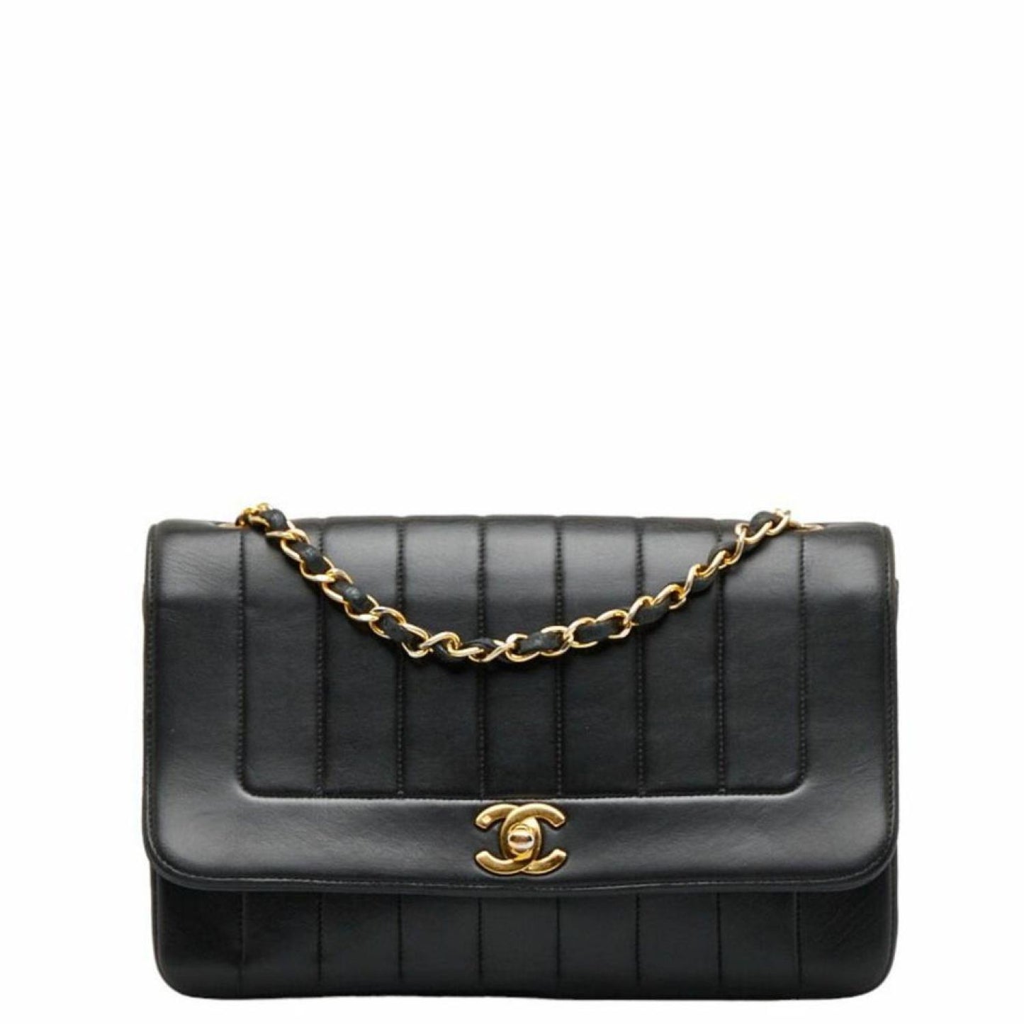 Chanel Mademoiselle Leather Shoulder Bag (Pre-Owned)