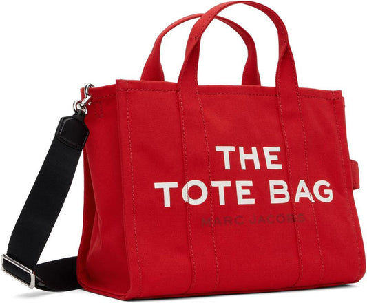 Red 'The Canvas Medium' Tote