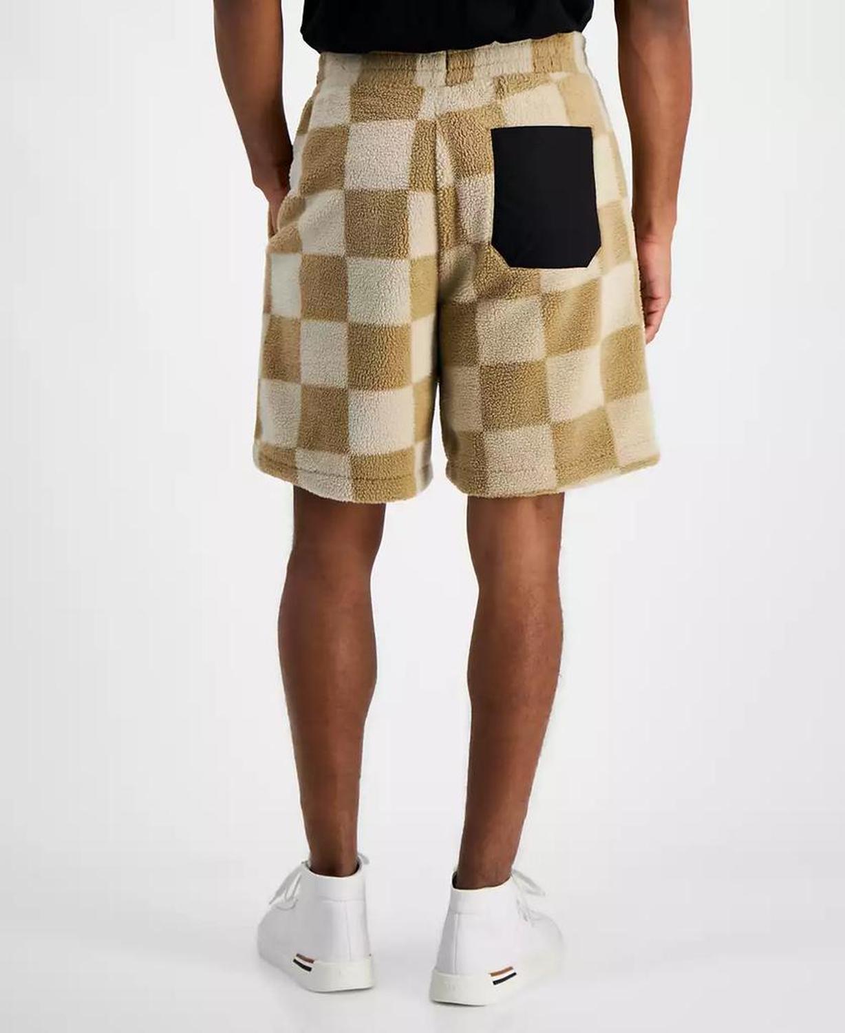 Men's Relaxed Fit Nustine Check Drawstring 11" Shorts