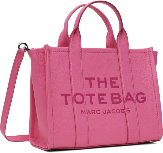 Pink 'The Leather Medium' Tote