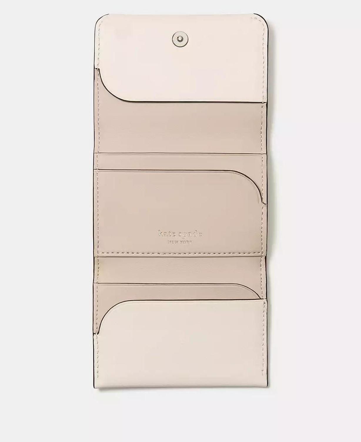 Halo Fine Grain Leather Trifold Wallet