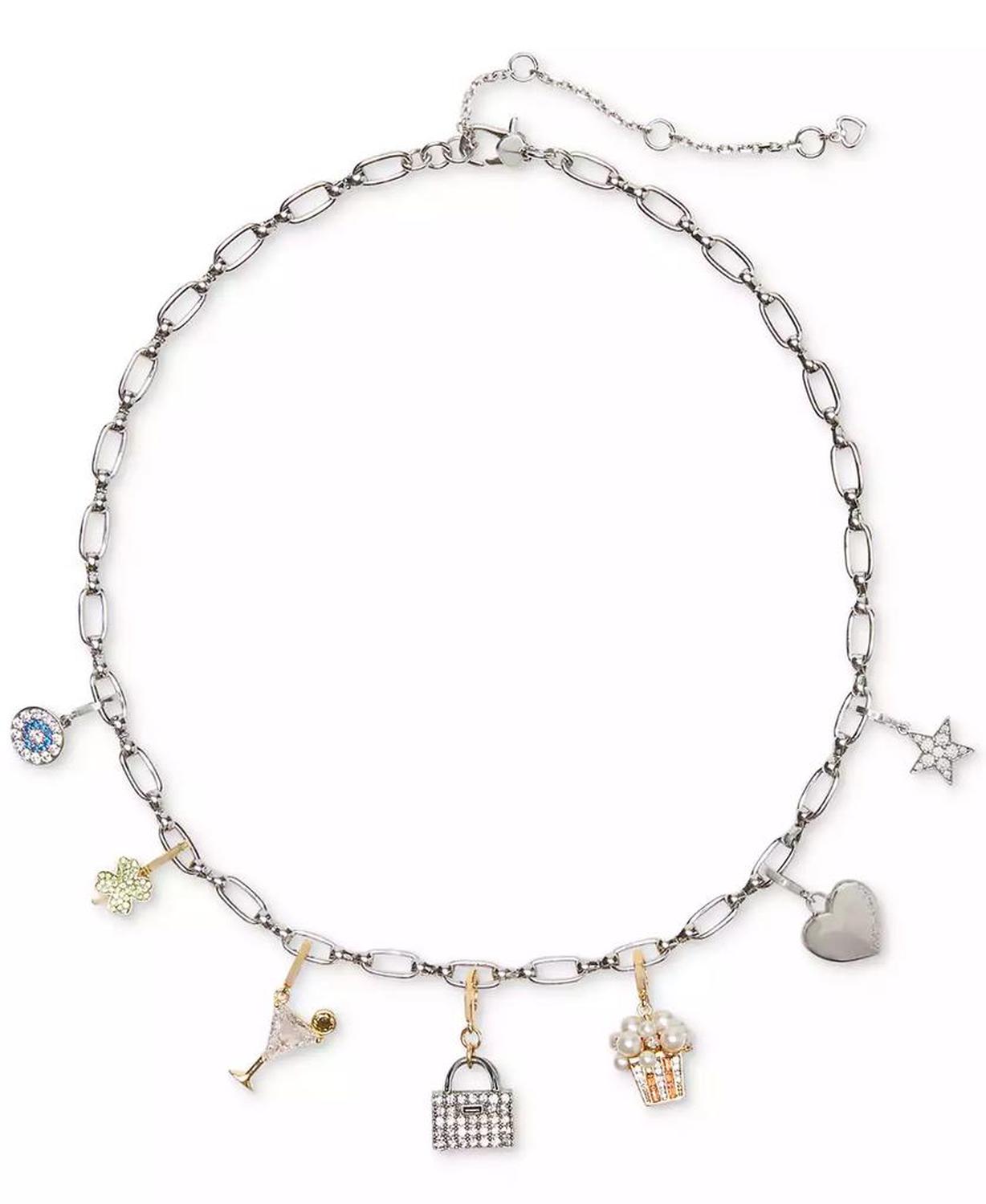 One In A Million Chain Charm Necklace, 16" + 3" extender