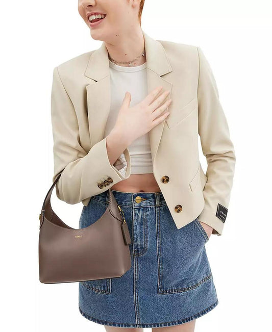 Small Leather Brooklyn Shoulder Bag 23