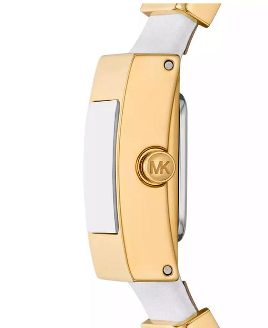 Women's Darrington Two-Hand White Leather Watch, 14mm