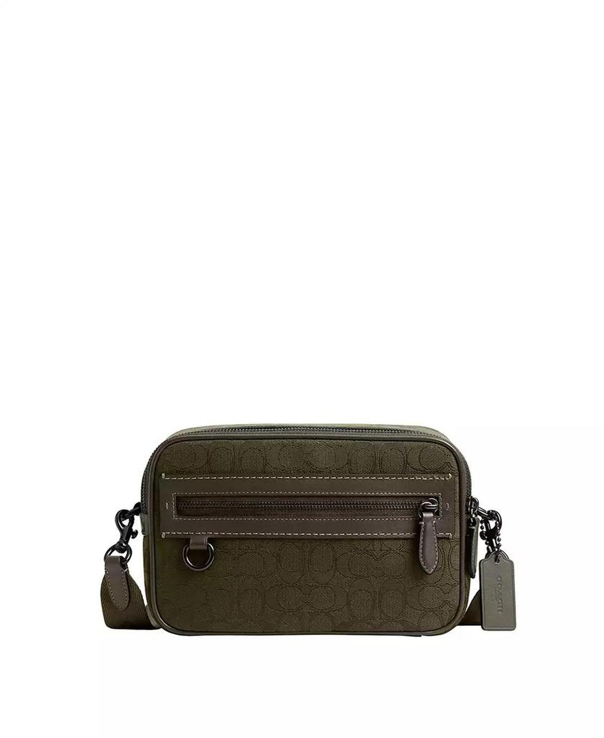 Men's Theo Signature Jacquard Camera Bag