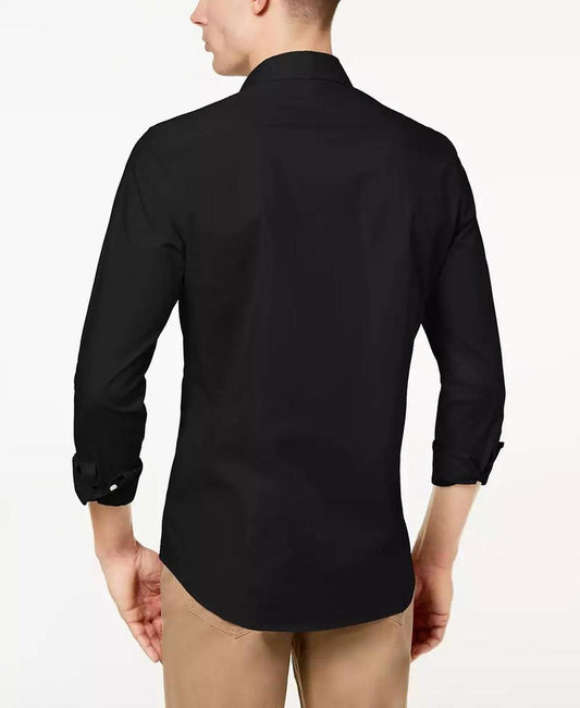 Men's Stretch Button-Front Shirt