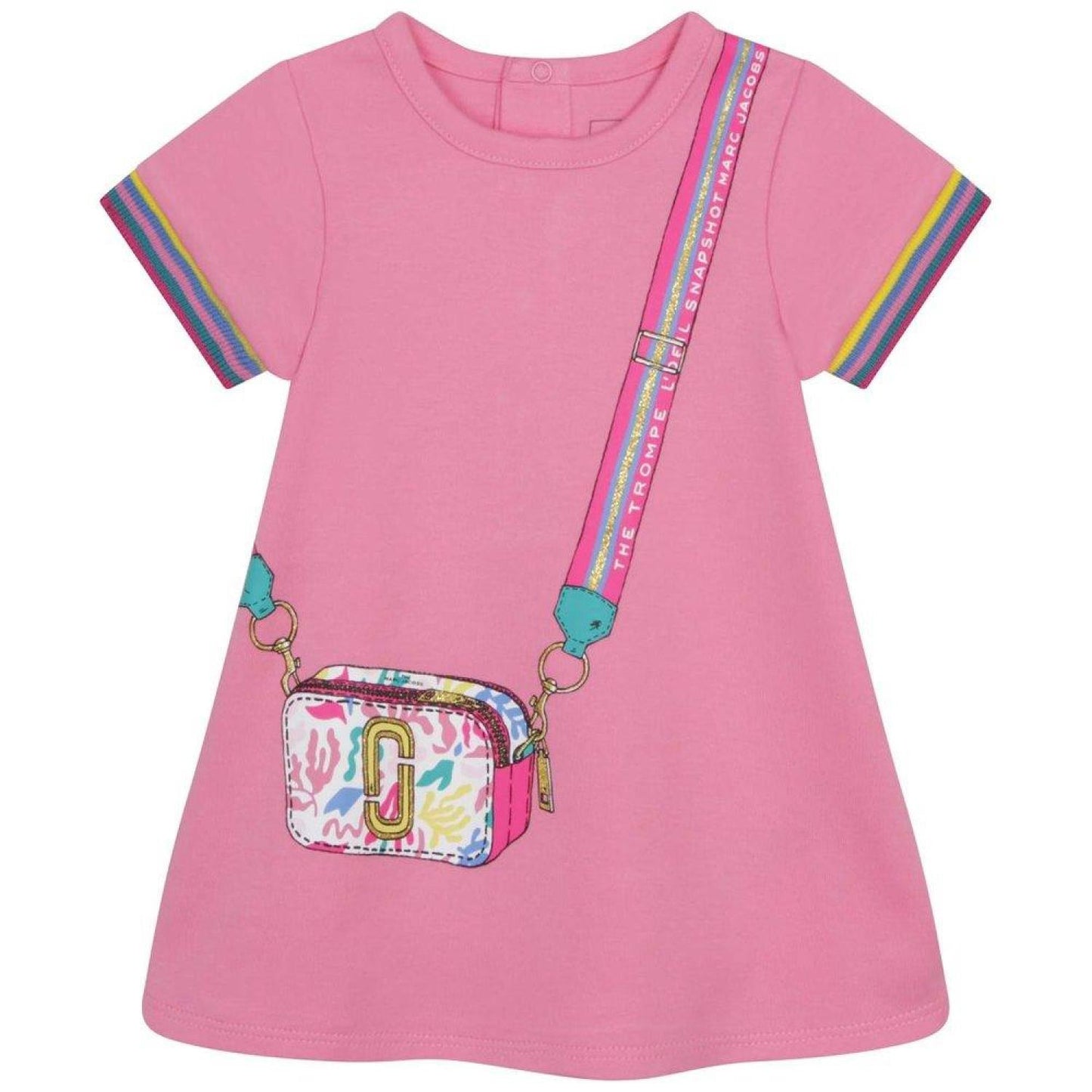 The Marc Jacobs Kids Snapshot Printed Crewneck Dress
