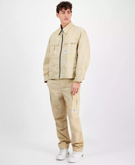 Men's Bino Long Sleeve Four-Pocket Zip-Front Jacket