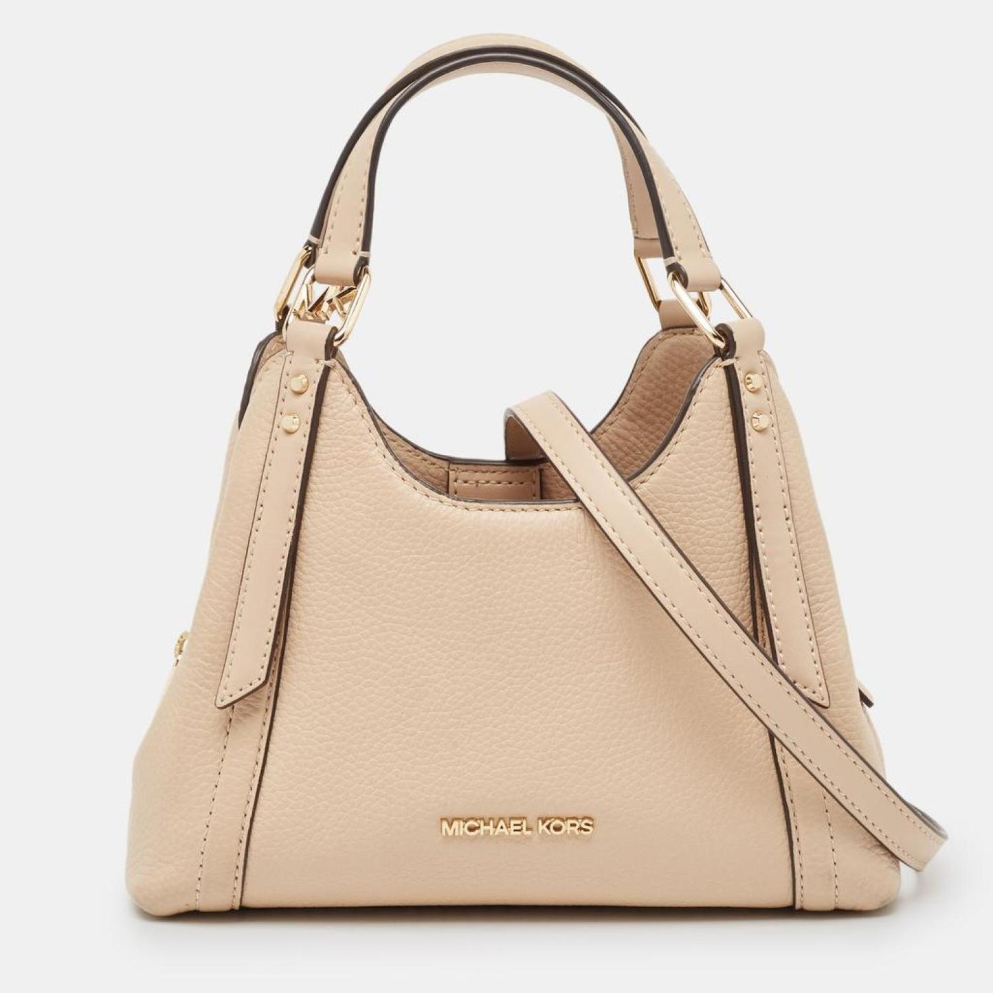 Michael Kors Leather Small Arlo Crossbody Bag
