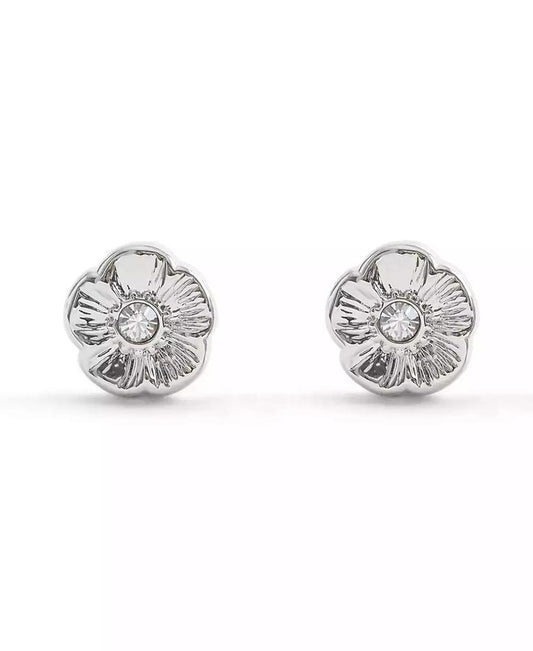 Faux Stone Signature Tea Rose Stud Earrings