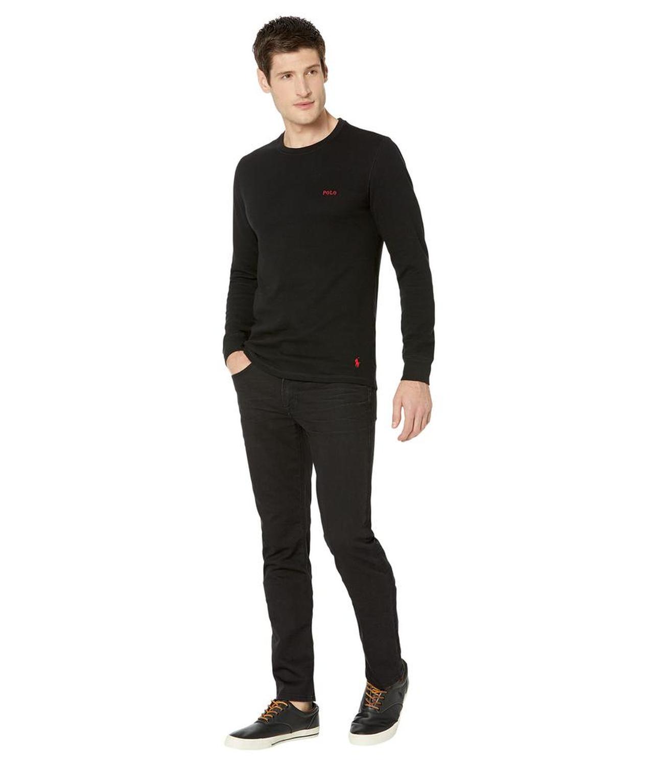 Waffle Long Sleeve Crew