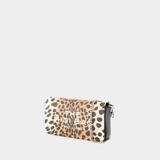 The Mini Shoulder Bag - Leather - Leopard