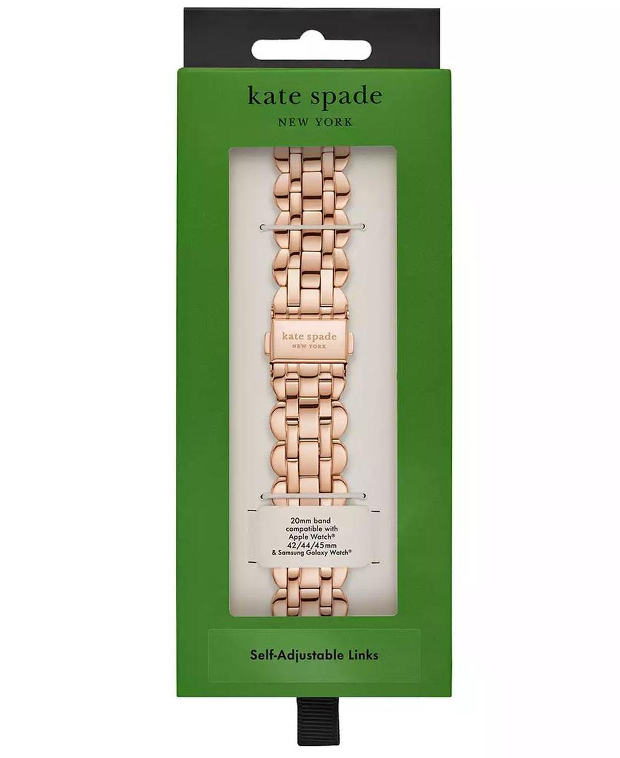 Women's Rose Gold-Tone Stainless Steel Band for Apple Watch, 42,44,45,49mm