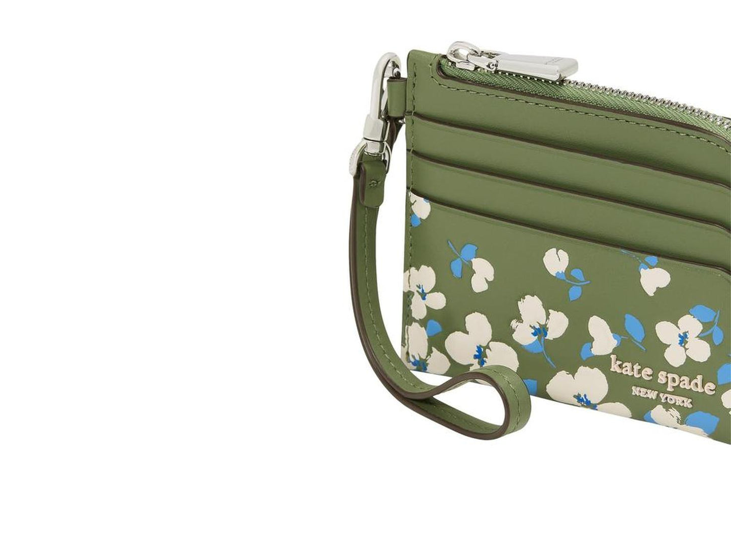 Devin Painterly Bouquet Card Case Wristlet