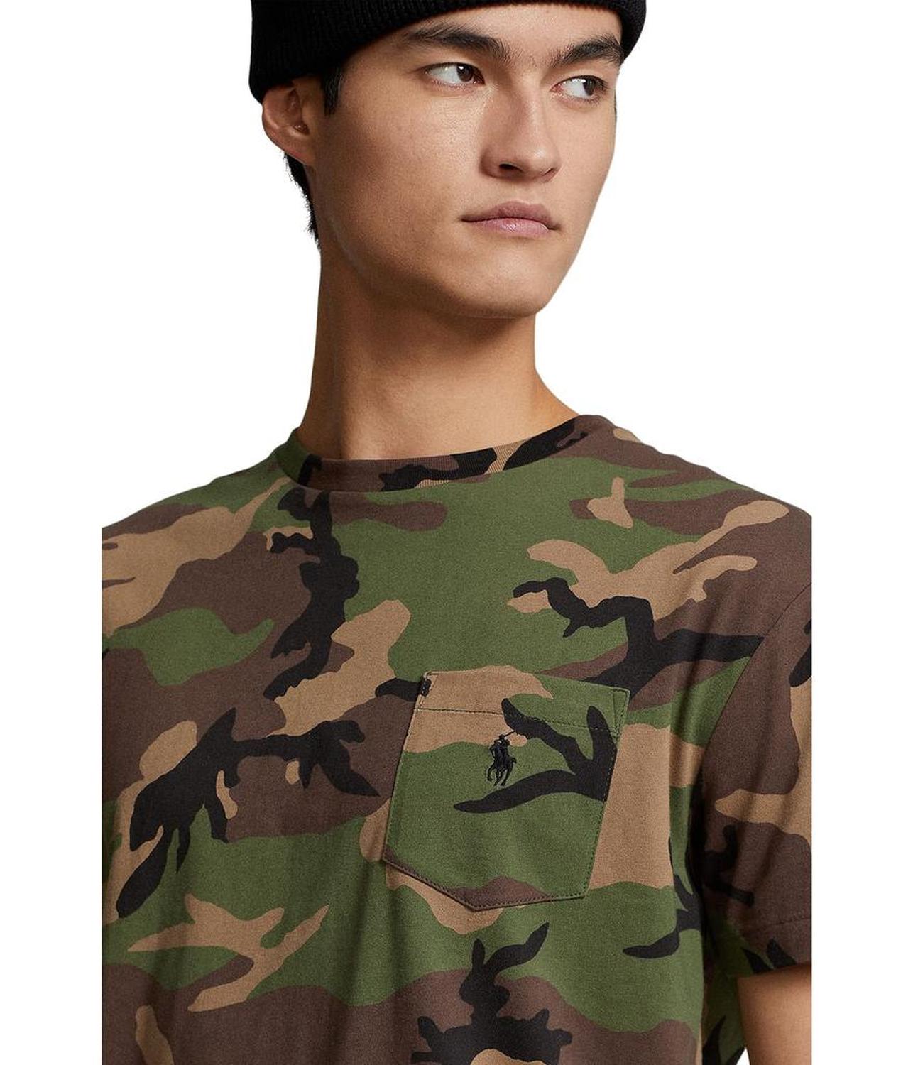 Classic Fit Camo Jersey Pocket T-Shirt