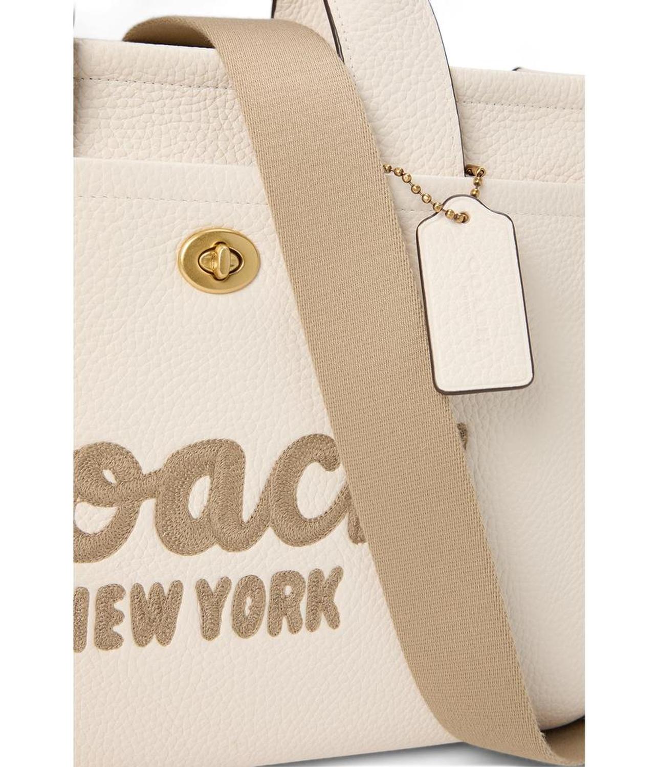 Bubble Leather Cargo Tote