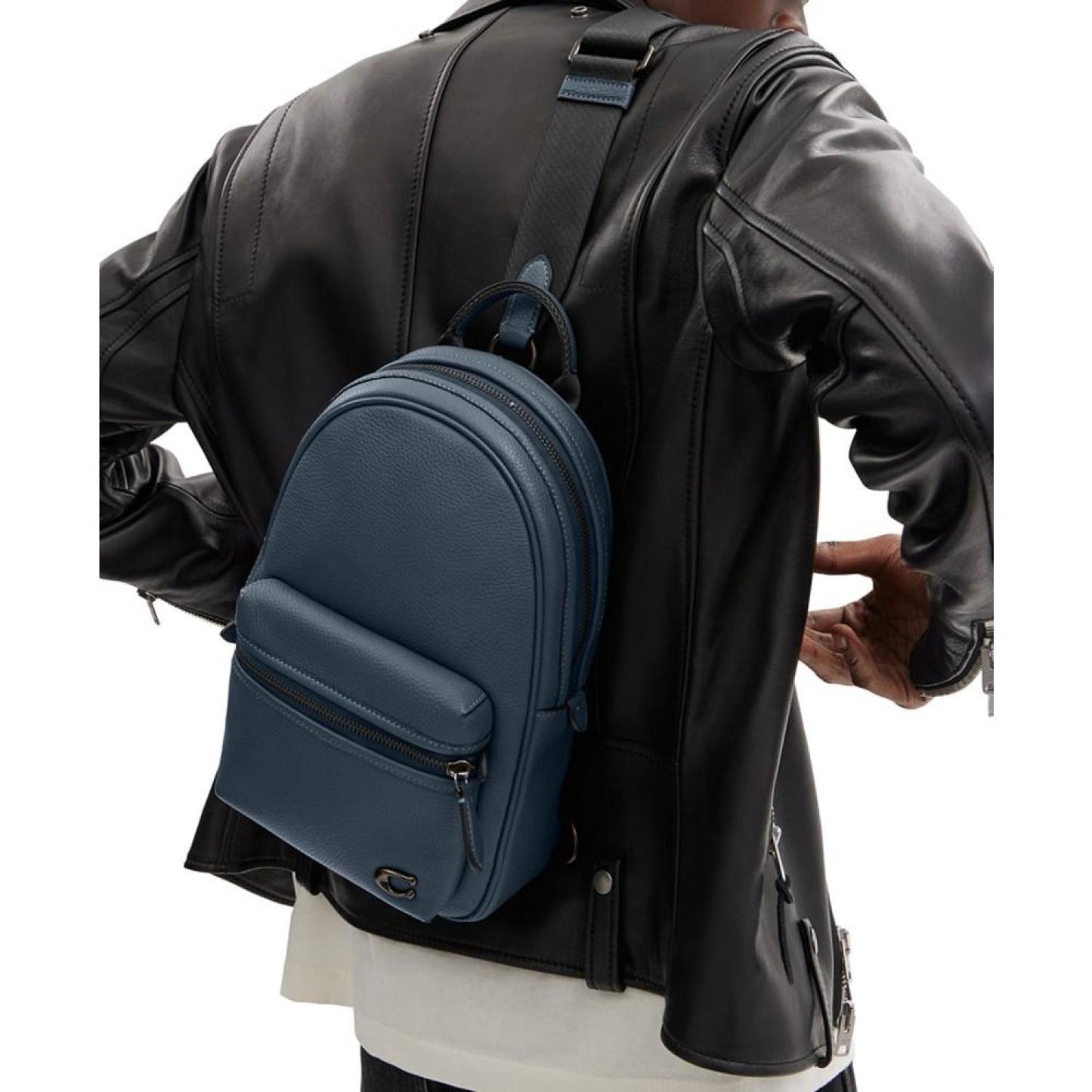 Men's Pebble Leather Charter Pack Bag