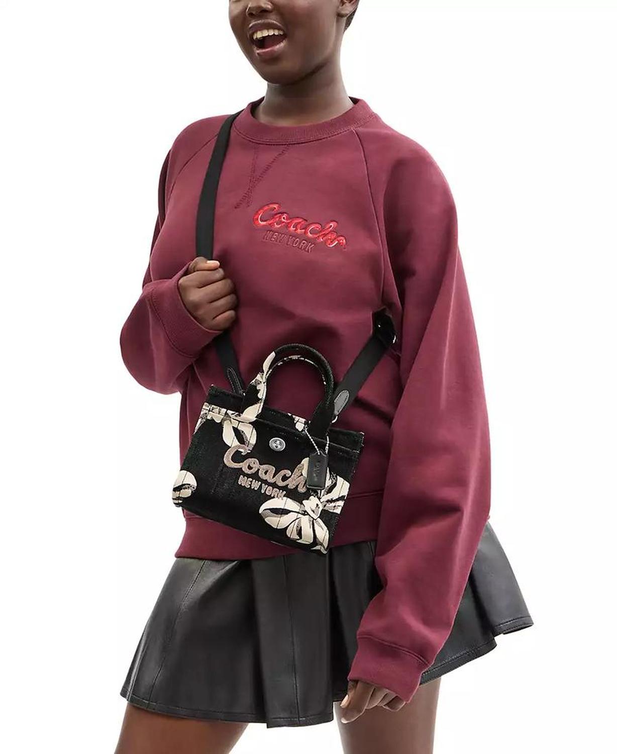 Cargo Bow Print Canvas Tote Bag 20