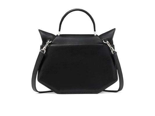 Whiskers Smooth Leather 3D Cat Crossbody