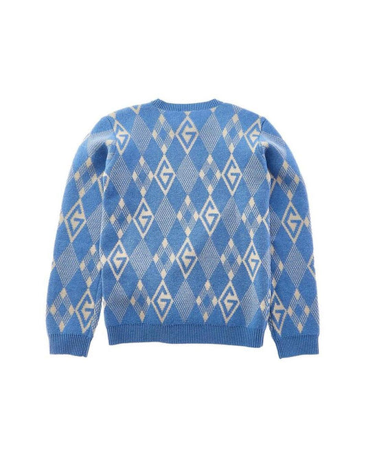 Gucci G Argyle Wool Sweater
