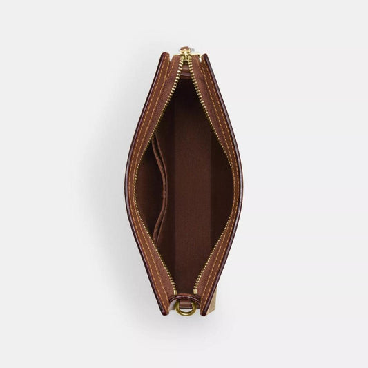 Coach Outlet Slim Crossbody In Signature Canvas With Floral Print