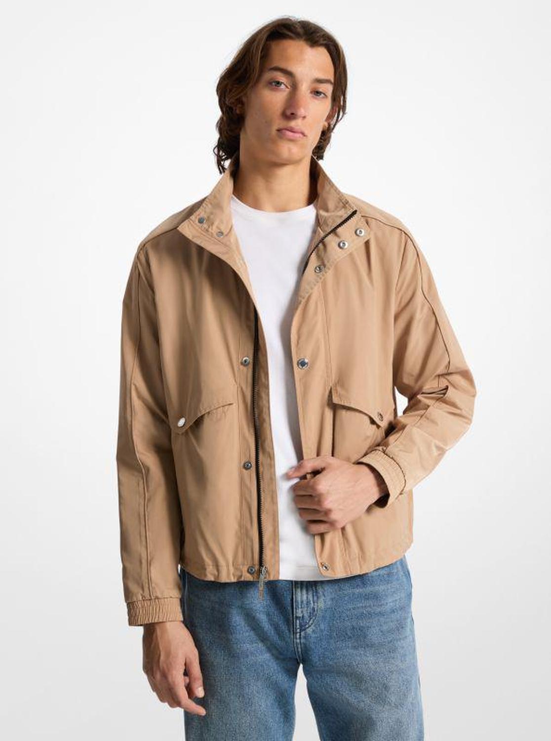Water-Resistant Windbreaker Jacket