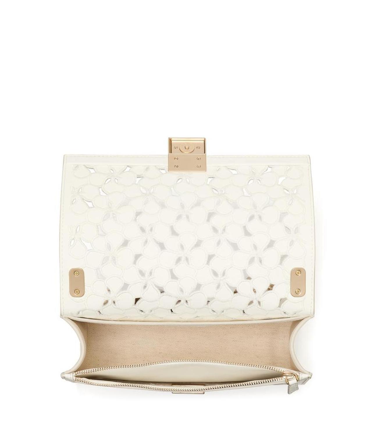 Deco Eyelet Chain Strap Shoulder Bag