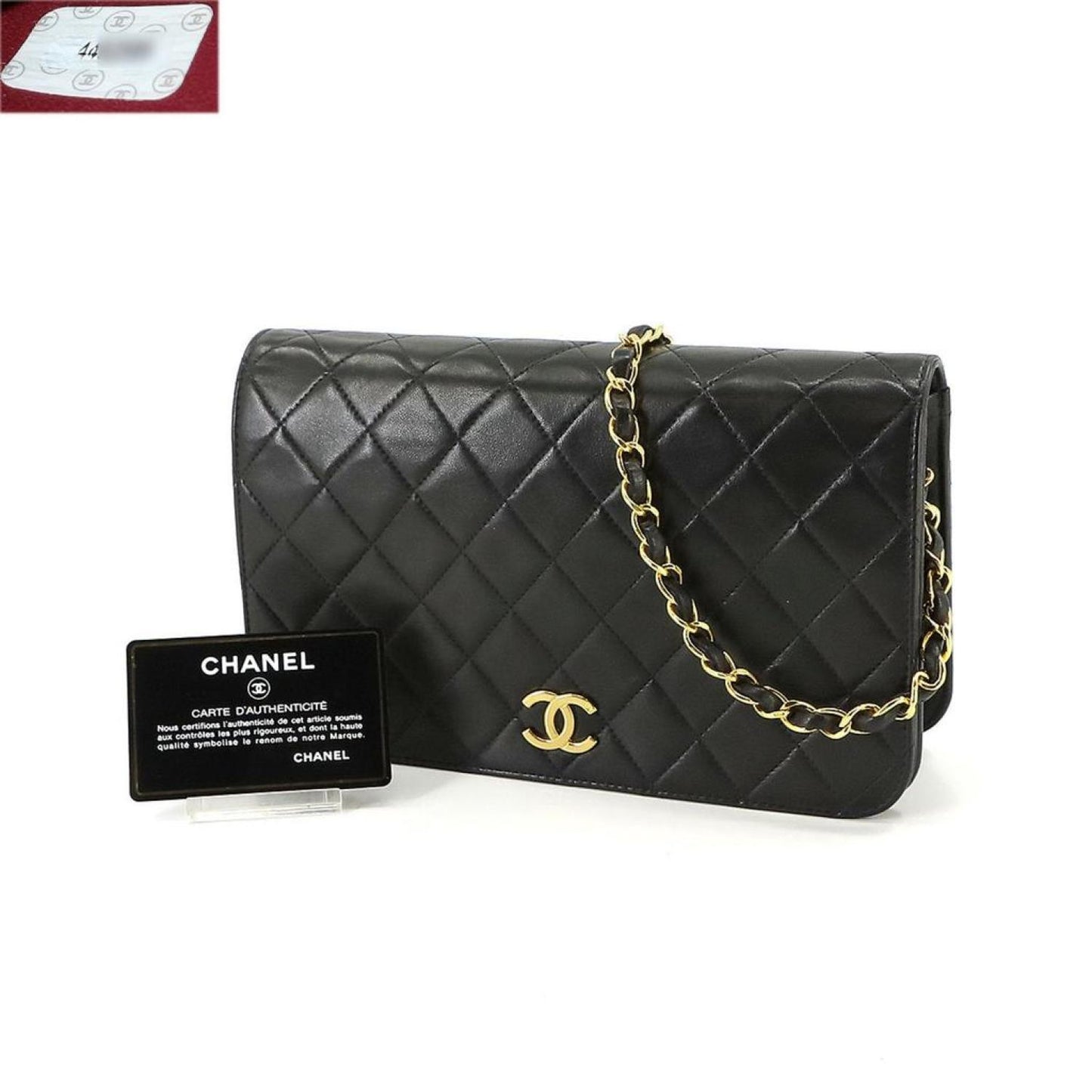 Chanel Flap Bag Leather Shoulder Bag (Pre-Owned)