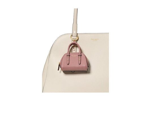 Charmed Pebbled Leather Nano Carryall Bag Charm