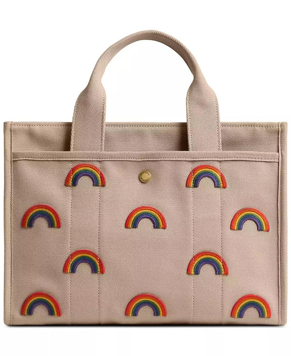Cargo Tote Bag With Rainbow