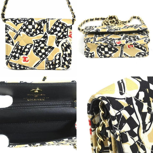 Chanel Canvas Shoulder Bag (Pre-Owned)