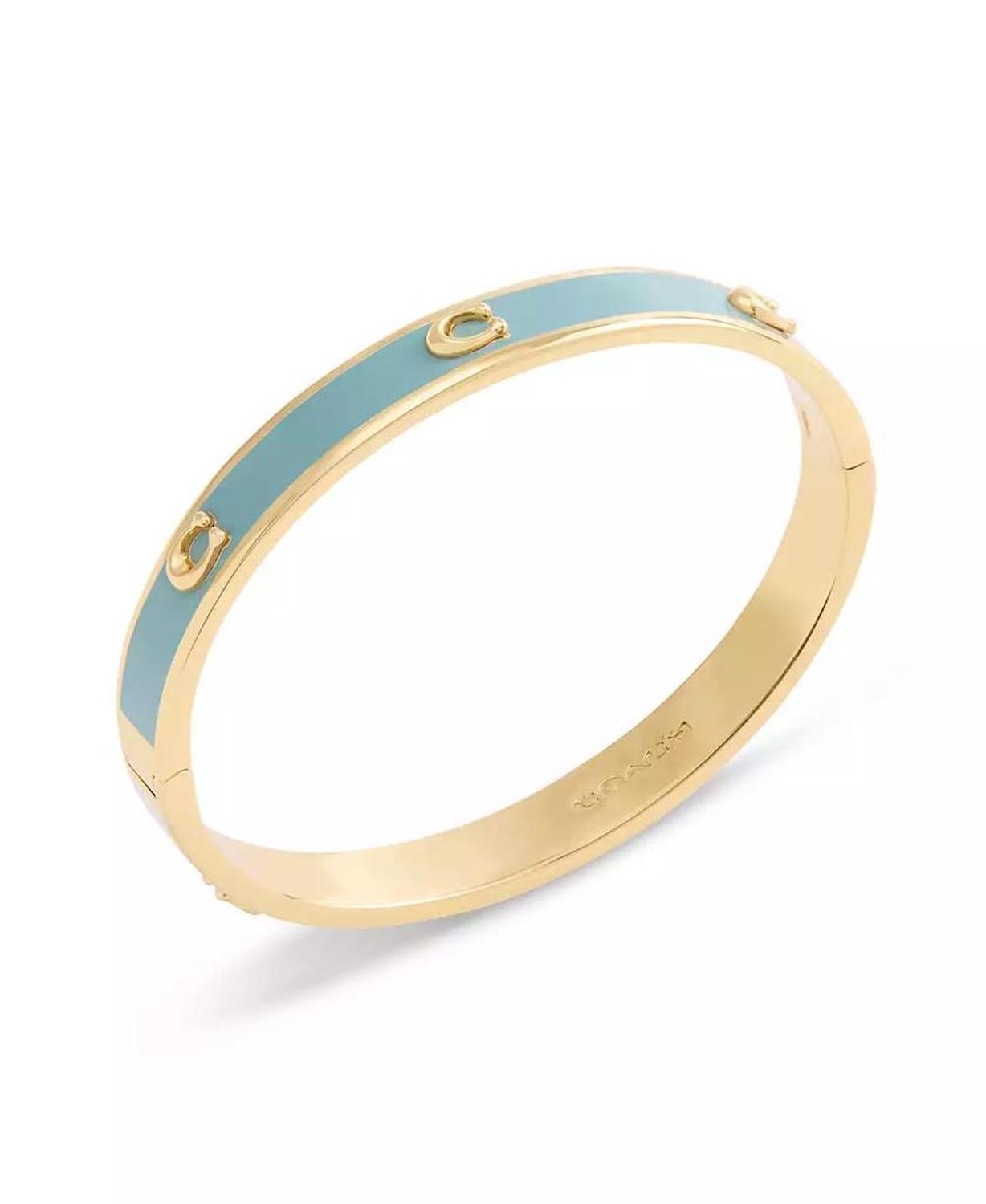 Signature C Enamel Bangle Bracelet