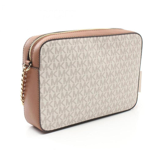 Coated Canvas Leather Shoulder Bag (Pre-Owned)