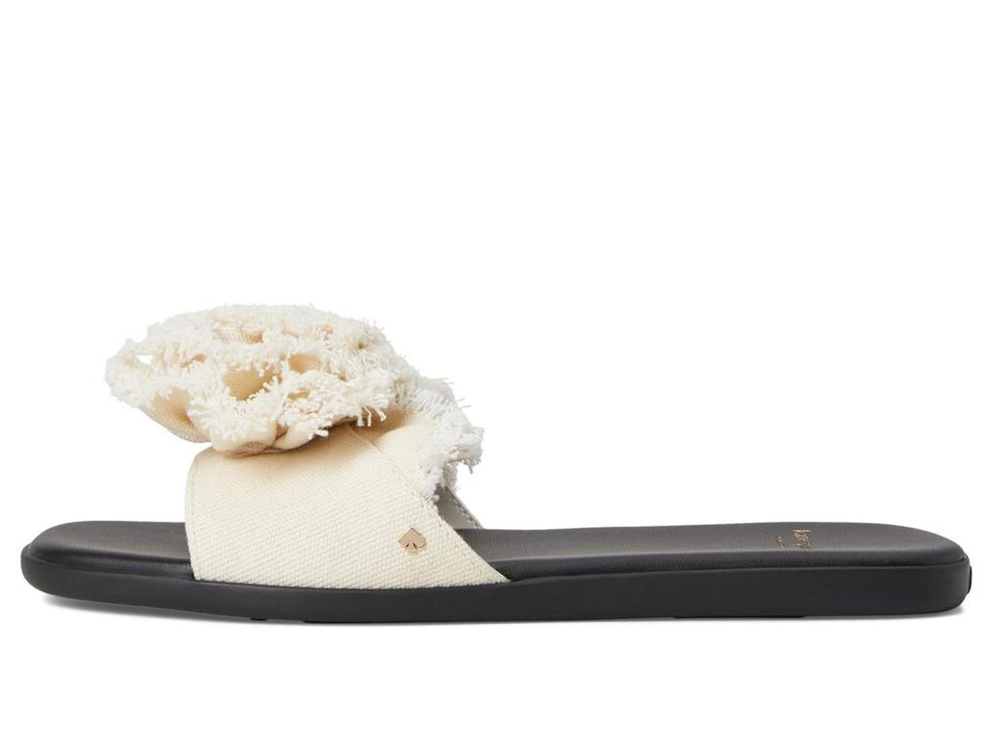 Flourish Canvas Flat Sandal