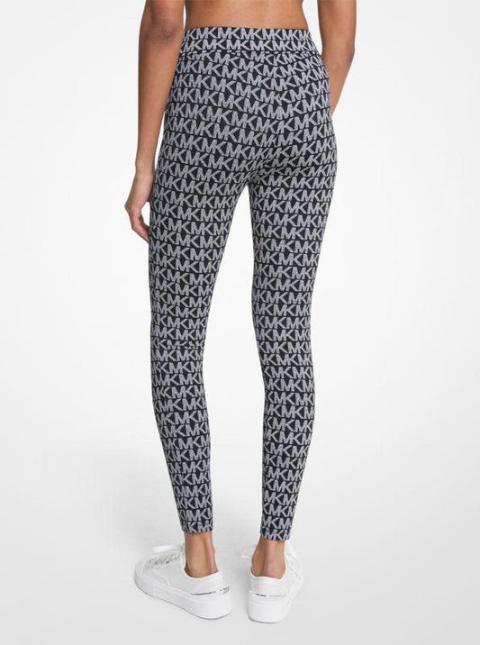 Logo Stretch Knit Leggings