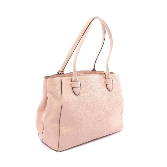 Handbag Tote Bag Leather Beige