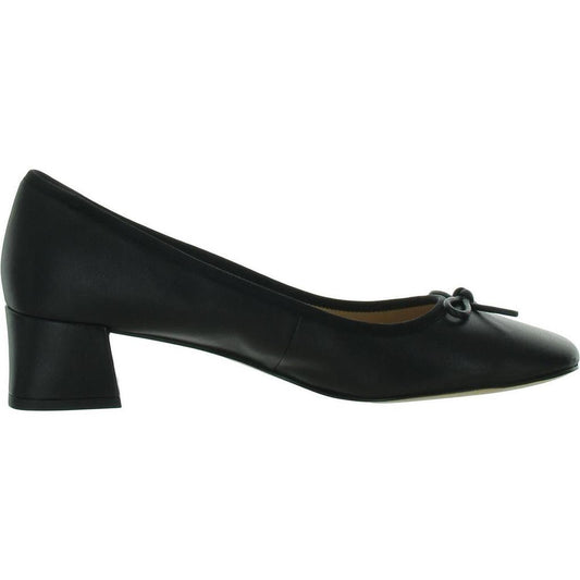 AVA Womens Leather Slip On Ballet Flats
