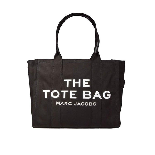 Tote Bag Large In Black Canvas