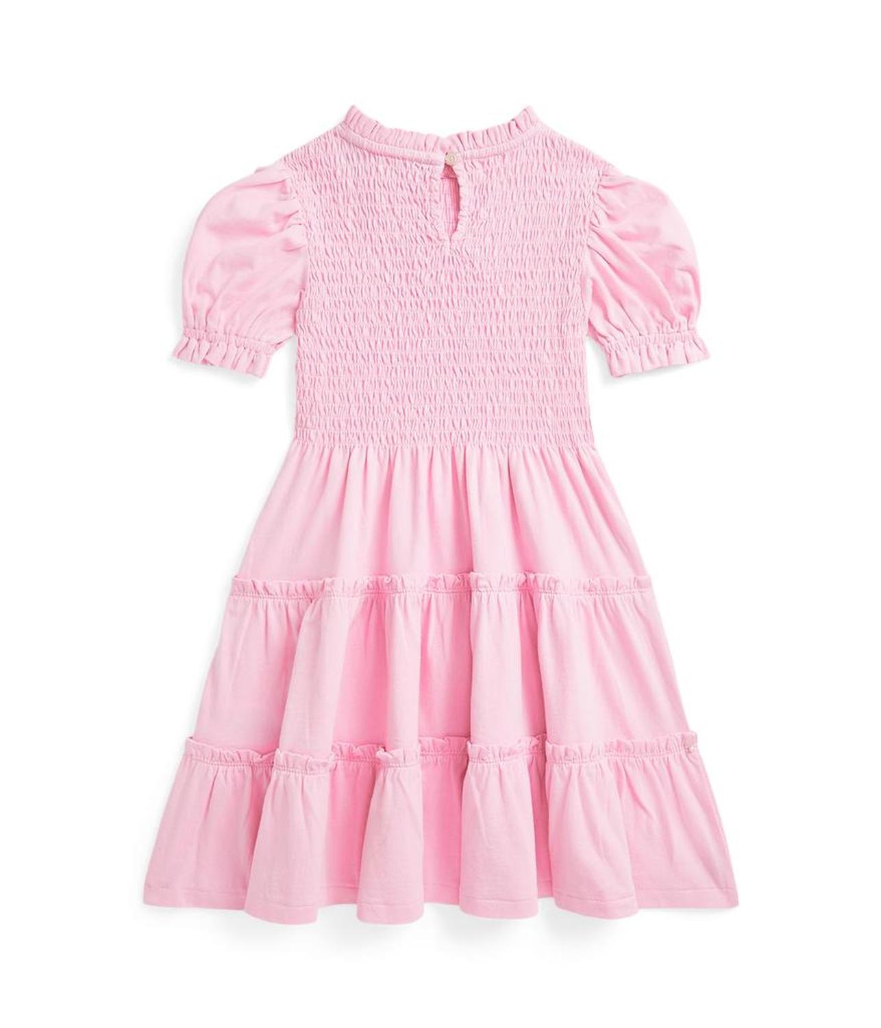 Smocked Cotton Jersey Dress (Toddler/Little Kid)