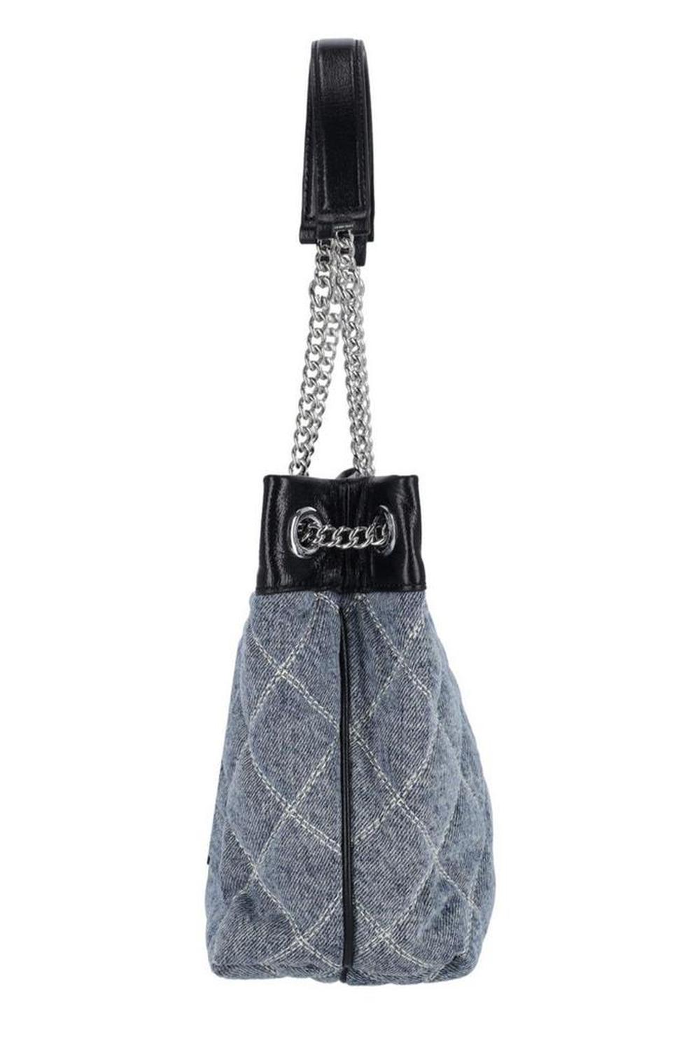 Marc Jacobs The Quilted Denim Chain Sack Bag