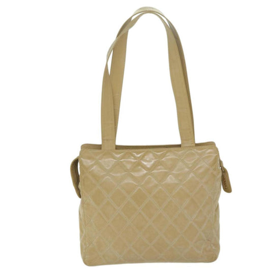 Chanel Matelassé Patent Leather Shoulder Bag (Pre-Owned)