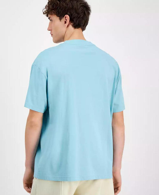 Men's Noideryo Relaxed Fit Short Sleeve Crewneck Logo Graphic T-Shirt